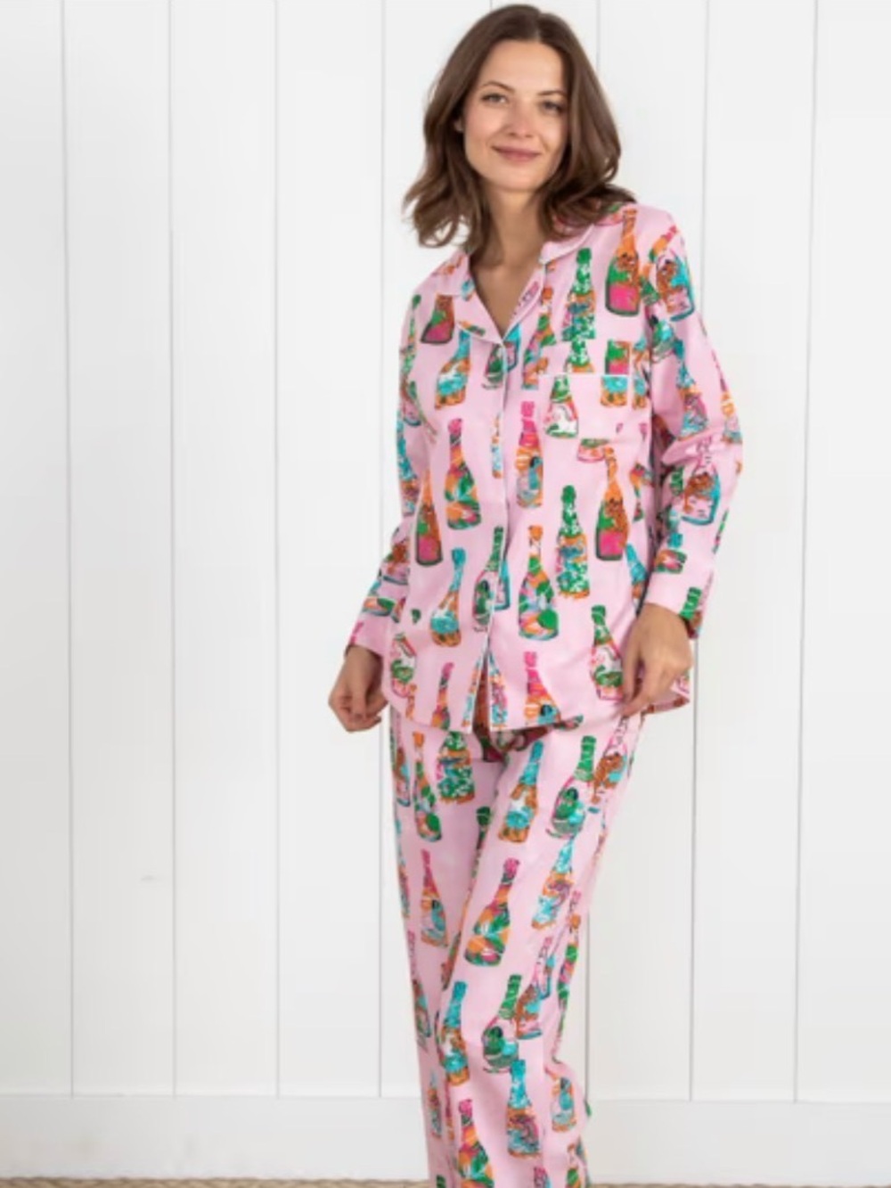Printfresh Pop the Bubbly Print Pajama Set